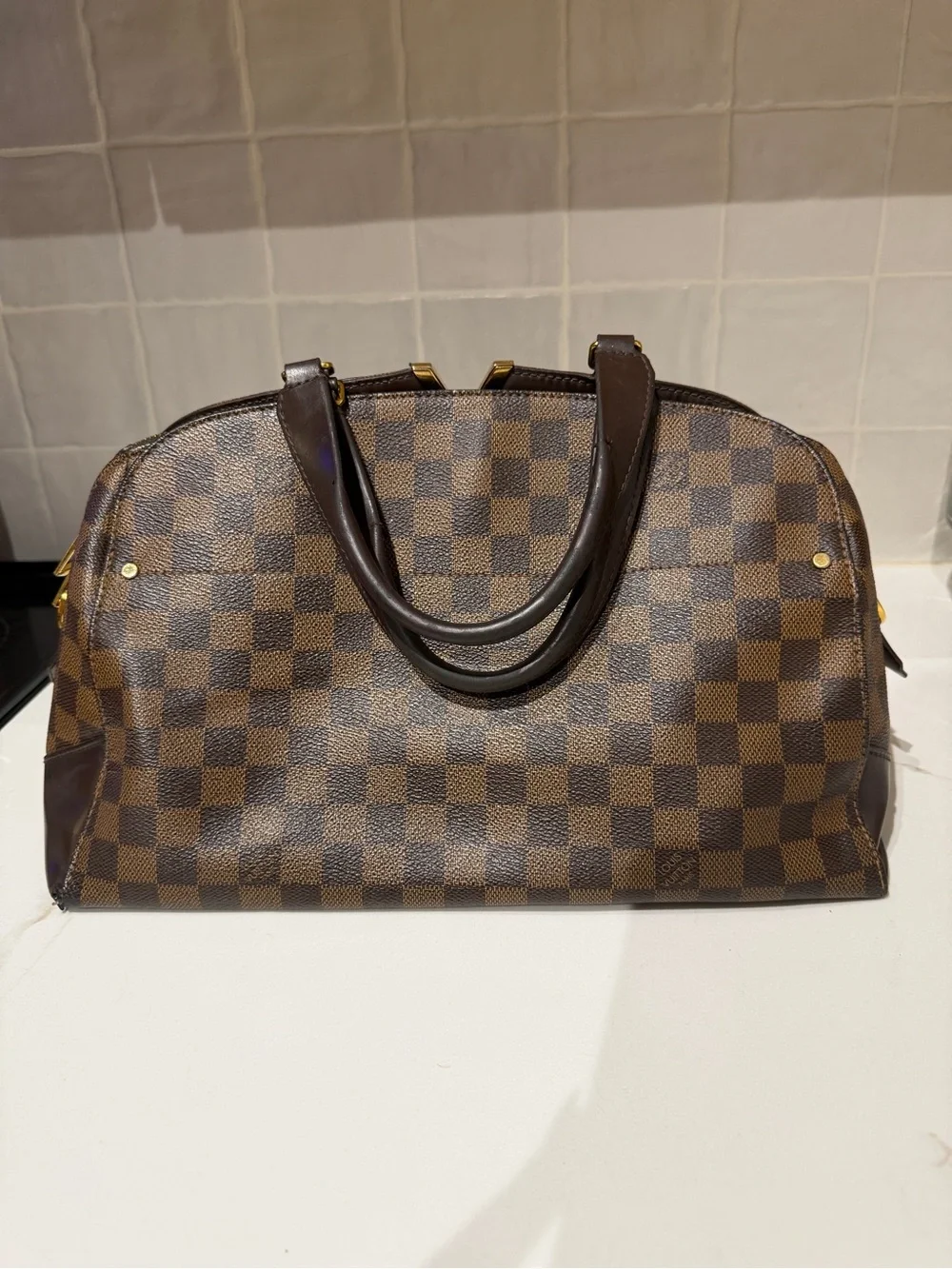 Louis Vuitton Damier Ebene Kensington Bowling